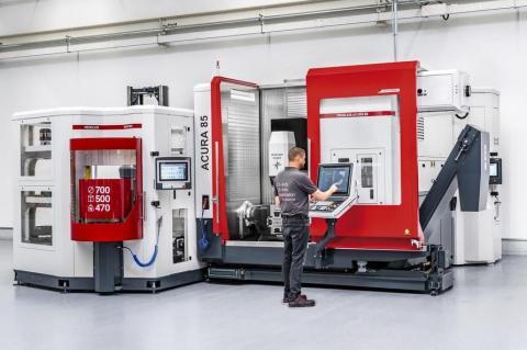 Automated production of large, heavy workpieces