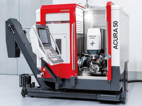 The most compact machining centre of its kind: HEDELIUS launches the ACURA 50