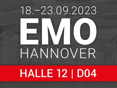 EMO Hannover, 18.–23.09.2023, Halle 12, Stand D04