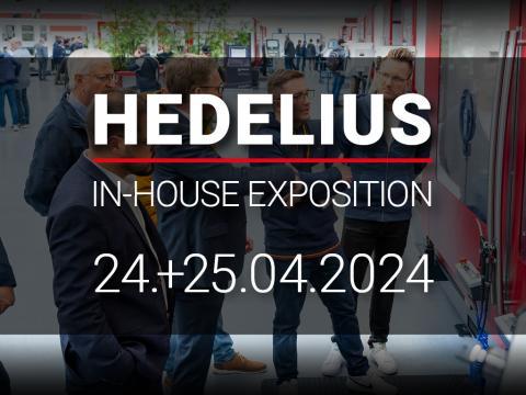 HEDELIUS in-house exhibition: 24 & 25 April 2024 in Meppen
