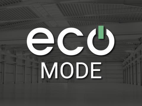 ECO mode energy-saving function as standard