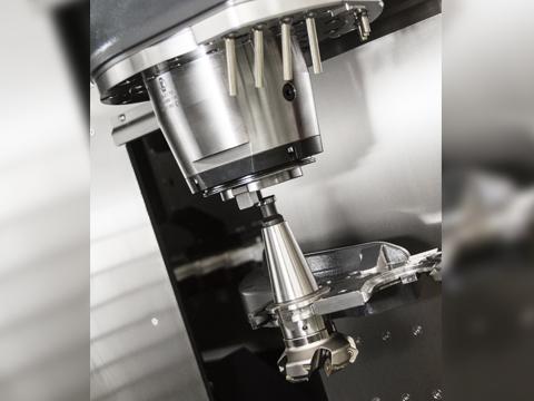 Integrated cone blow-off function in the tool magazine