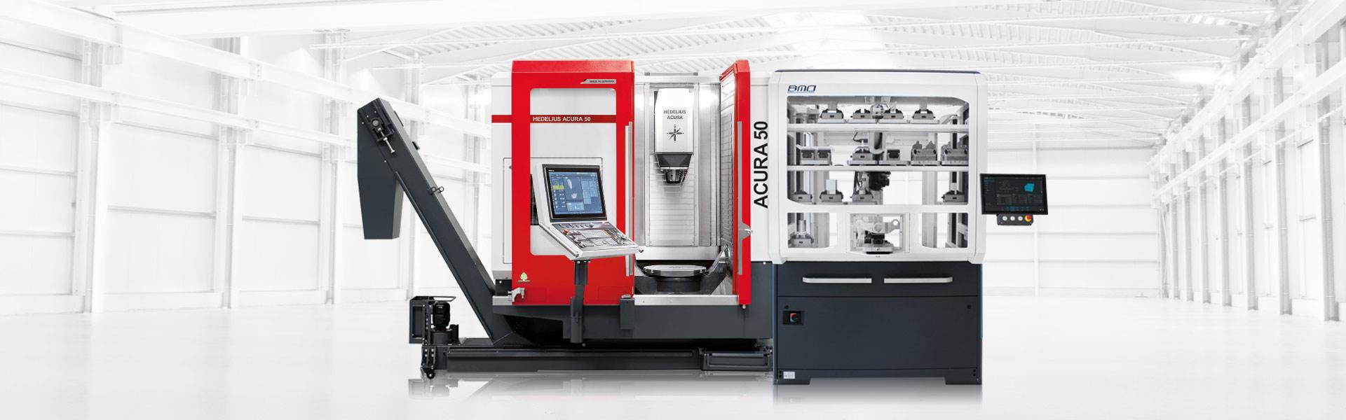 Roboterautomationsanlage BMO Iridium Hybrid mit Bearbeitungszentrum ACURA 50 EL