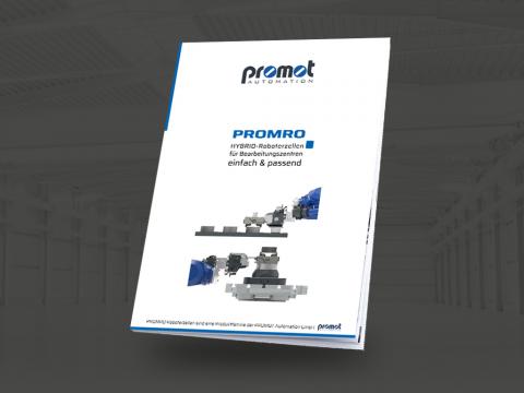 Der 20 Seiten starke Katalog beinhaltet die PROMOT Automationslösungen plus technische Hintergrundinformationen und Optionen.